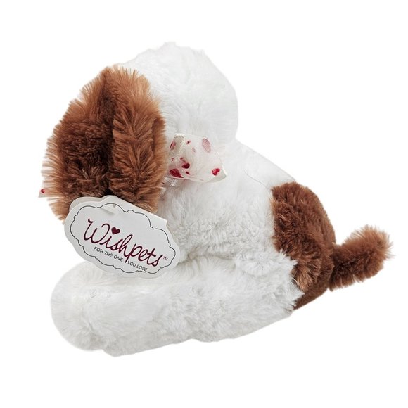 Wishpets Puppy Dog Stuffed Animal Pet Toy Brown White Rolphe 2007 - Picture 5 of 10